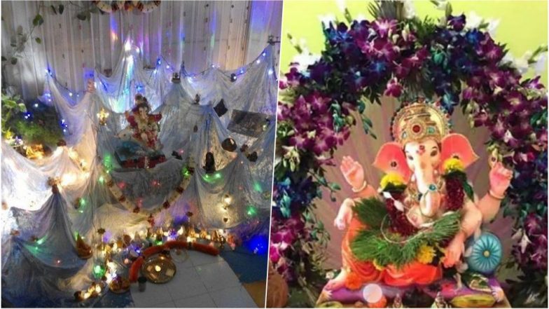Ganeshotsav 2019  Makhar Decoration  Ideas  Flower 