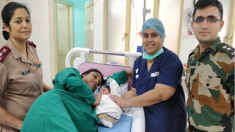 Kerala Floods: 25-Year-Old Pregnant Woman Sajitha Jabeel Rescued by Navy Gives Birth to a Boy