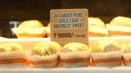 Buying Sweets for Raksha Bandhan? Sweet Shop in Surat Sells 'Gold Sweets' for Rs 9000 per Kg