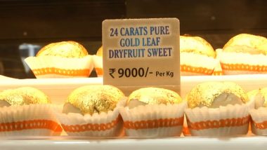 Buying Sweets for Raksha Bandhan? Sweet Shop in Surat Sells 'Gold Sweets' for Rs 9000 per Kg