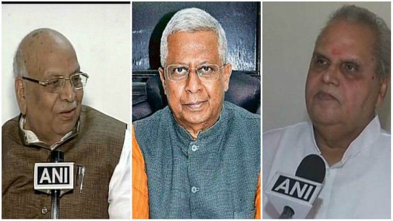 New Governors For Jammu & Kashmir, Bihar, Haryana, Uttarakhand, Tripura ...