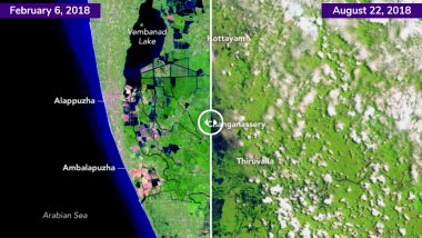 NASA Releases Images of Kerala Floods; Take a Look at Before and After Images of the Devastating Calamity
