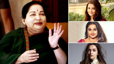 Jayalalithaa’s Biopic to Star Deepika Padukone or Vidya Balan and NOT Aishwarya Rai Bachchan Who Was Amma’s First Choice?