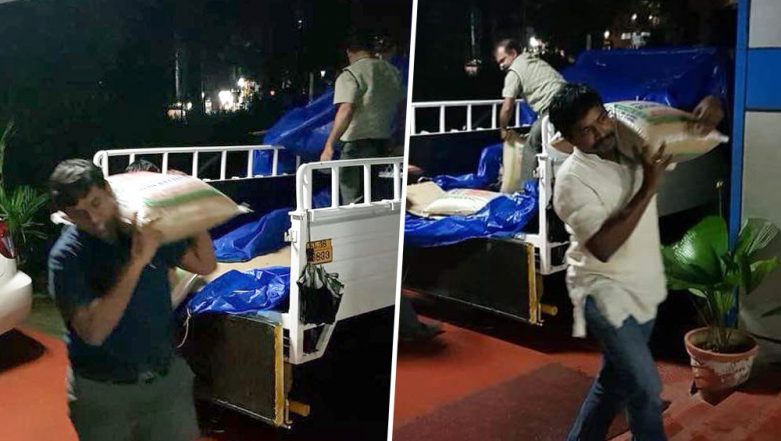 Kerala Rains: IAS Officers Carrying Rice Bags On Shoulders For Flood ...