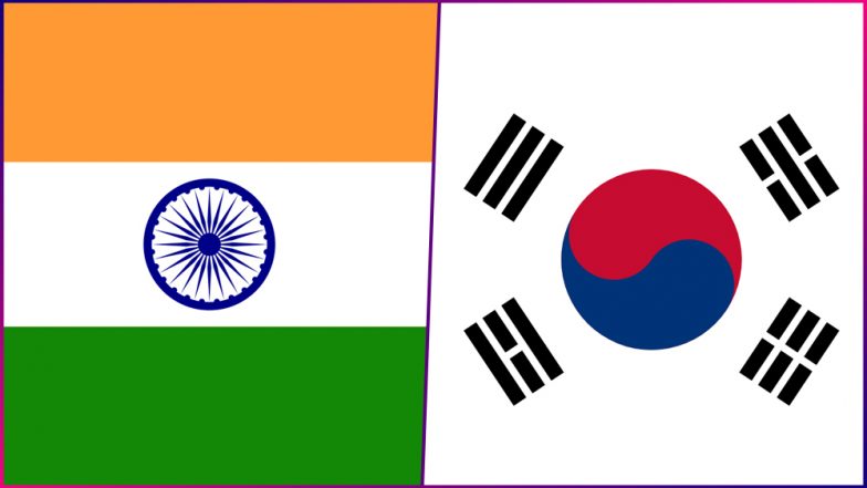 India Korea Flag