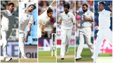 India's Current Fast Bowlers' Pool Most Promising in a Long Time: A Look At The Stats Of Performance in Last Two Overseas Series