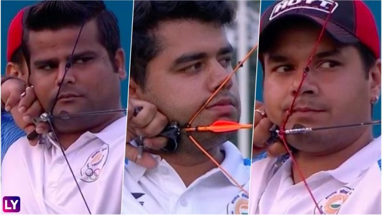 Indian Men’s Compound Archery Team Enters Final in Asian Games 2018: Troika Rajat Chauhan, Aman Saini and Abhishek Verma Beat Taiwan 230–227