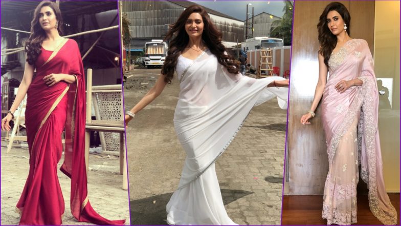 Karishma Tanna’s Best Saree Pics: Hot Qayamat Ki Raat Actress Proves Why Saree Is the Best Attire!