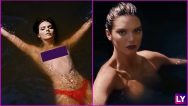 Kendall Jenner Frees Her Nipples Yet Again! Fully Topless Photos and Video of Model for Love Magazine Are NSFW