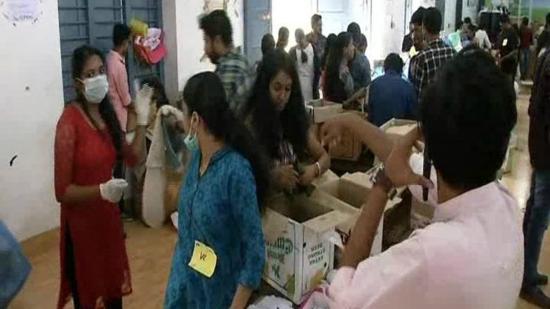 Onam Kits Being Sent by Volunteers From Thiruvananthapuram to Flood Hit Areas in Kerala For People to Join Festivities