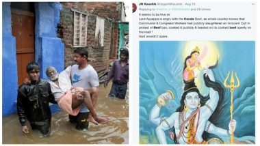 Kerala Floods: Bigots Unplugged on Twitter, Blame Calf Slaughter, Beef Consumption For 'God's Wrath on His Own Country'