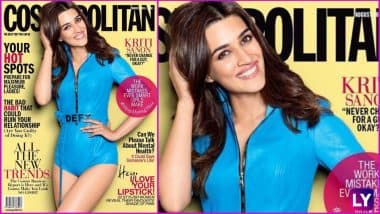 Kriti Sanon Dazzles in Azure Blue Leotard on Cosmopolitan India Mag Cover, but It’s Her Million Dollar Smile That Wooed Our Hearts (See Picture)