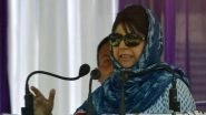 Mehbooba Mufti Takes a Dig at Supreme Court After Order on Aarey, Says 'Trees Greater than Kashmiri Lives'
