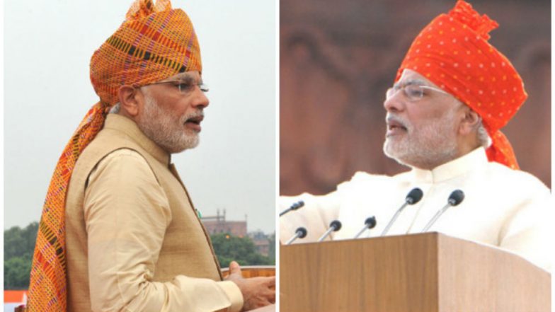 Independence Day 2018: Take a Look at PM Modi's I-Day Turbans