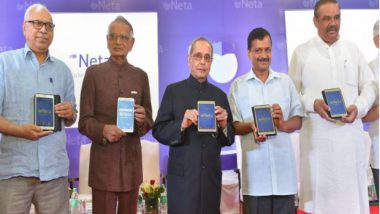 Neta' App Launched by Pranab Mukherjee, Voters Can Download and Give Ratings & Reviews of Their Political Representatives