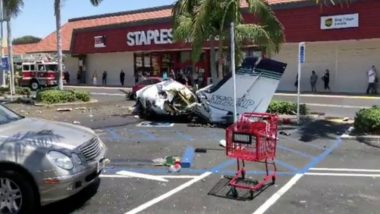 Five Killed as Plane Crashes in Mall Parking in California