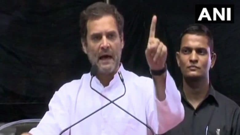 PM Modi Silent on Crimes Against Women, Children, Says Rahul Gandhi at Mahila Adhikar Sammelan PM Modi Silent on Crimes Against Women, Children, Says Rahul Gandhi at Mahila Adhikar Sammelan
