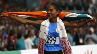 Hima Das-Led Indian Women's 4 x 400m Relay Team Wins Gold Medal at Asian Games 2018