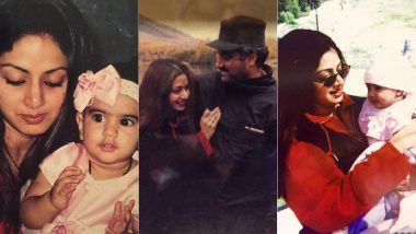 Sridevi 55th Birth Anniversary: 20 Rare Pictures of The Late Actress With Her Family That Will Make You Emotional