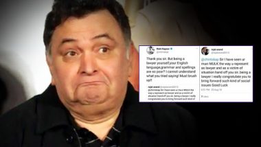 Rishi Kapoor INSULTS a Fan Who Praised Him for His Performance in Mulk