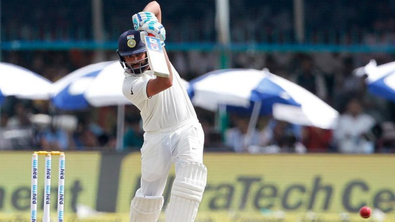 Rohit Sharma Enjoys Rain After Scoring a Half-Century During India vs West Indies Cricket Board President's XI (See Pics)