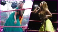 Sapna Choudhary or Rakhi Sawant, Which Diva Dancing on &lsquo;Teri Aakhya Ka Yo Kajal&rsquo; Song in WWE Ring Won Your Heart? Watch Viral Video to Decide