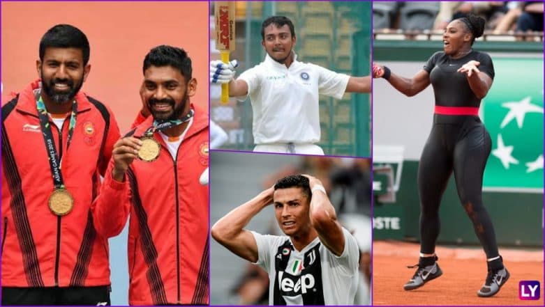 Sports Round-Up August 20 to 26: India at Asian Games 2018, Prithvi Shaw in Test Squad, Cristiano Ronaldo Misses Goal for Juventus Top Highlights This Past Week Sports Round-Up August 20 to 26: India at Asian Games 2018, Prithvi Shaw in Test Squad, Cristiano Ronaldo Misses Goal for Juventus Top Highlights This Past Week