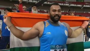 Tajinderpal Singh Toor Wins Gold Medal for India in Shot Put at Asian Games 2018, Takes Medal Tally to 29