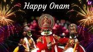 Happy Onam 2020 Wishes Images: WhatsApp Messages, GIFs, Facebook Status, Quotes & SMSes to Send Beautiful Greetings on this Harvest Festival