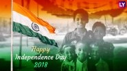 Independence Day 2018 Wishes in Hindi: Patriotic Quotes, GIF Images, SMSes, WhatsApp Messages & Facebook Status to Send Greetings on 15th August