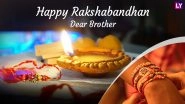 Happy Raksha Bandhan 2018 Greetings for Brother: GIF Images, Facebook Status, WhatsApp Messages & Quotes to Wish Your Sibling on Rakhi
