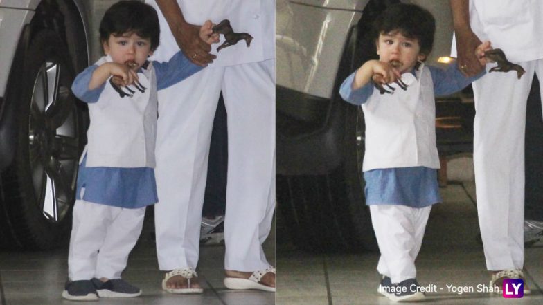 Taimur Ali Khan Dresses Up Like Daddy Saif for Rakshabandhan – View Pics