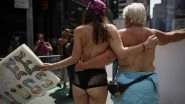 Hundreds of Women, Men in US March Topless for Gender Equality