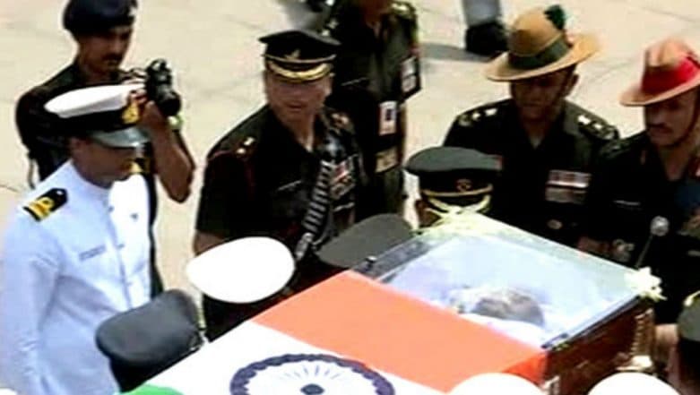 Atal Bihari Vajpayee Funeral: Former PM's Mortal Remains Reach BJP ...