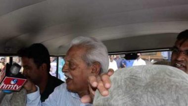 Bhima Koregaon Raids: Varavara Rao's Wife Says Police Searched House Without Warrant, Seized Hard Disks, Mobile Phones