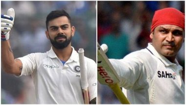 Virat Kohli Scores 23rd Century in Test Cricket: Indian Captain Goes Past Virender Sehwag, Becomes 4th Most Century Scorer for India