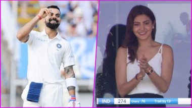 Virat Kohli Dedicates Edgbaston Test Ton to Anushka Sharma! Times When Indian Cricketer Turned Devoted Husband on the Field in Pics and Videos