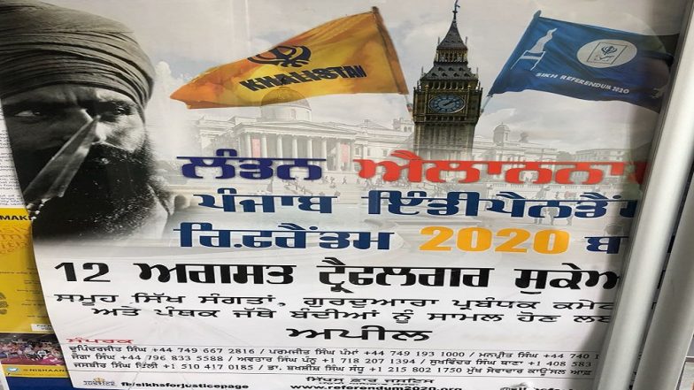 SFJ Burns Indian Flag, Threatens to Hoist Khalistan Flag in Different Countries on August 15, in Retaliation to Indian Ban