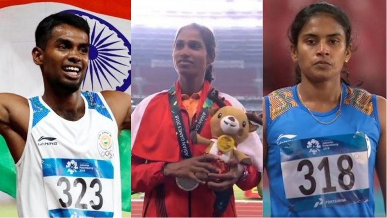 Dharun Ayyasamy, Sudha Singh and Neena Varakil Clinch Silver Medals in Athletics, India’s 2018 Asian Games Medal Tally Inching Towards 50