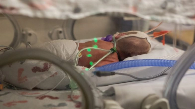 Baby With The Skull Size of a Four-Year-Old Gets Her Eyes Stitched Shut After Being Stretched By Her Head