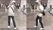 Kiki Challenge Mania Continues: Man Dances Alongside a Moving MRT Train in Singapore (Watch Video)
