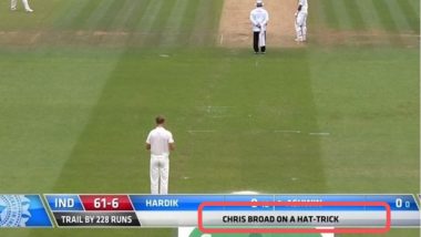 Sony’s Sports Channel Gets Trolled for Calling Stuart Broad As Chris Broad During IND vs ENG 2nd Test