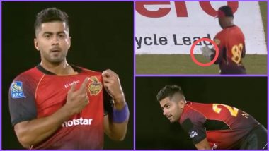 CPL 2018: Trinbago Knight Riders Bowler Ali Khan & Captain Dwayne Bravo Prematurely Celebrate Fall of a Wicket, Watch Funny Video