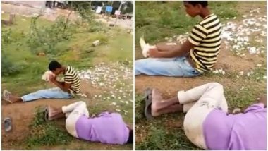 Telangana: Drunk Youth Eats Chicken Alive, Watch Horrific Video