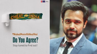 Emraan Hashmi Reveals the Logo of His Next Film Cheat India – View Pic