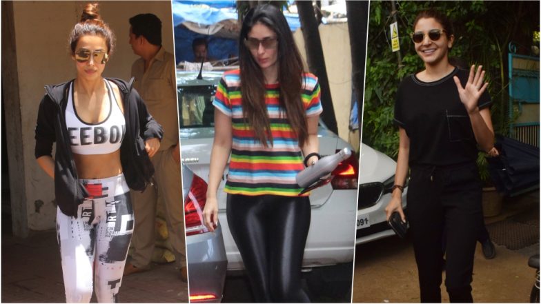 Gym Outfit Face-Off! Kareena Kapoor Khan, Anushka Sharma or Malaika Arora, Whose Gym Look Did You Love the Most? (See Pics)