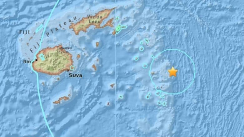 Fiji earthquake today tsunami warning live