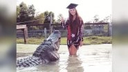 Graduation Snap Ideas! This Girl in Texas Had an Alligator to Pose With, See Viral Pics!