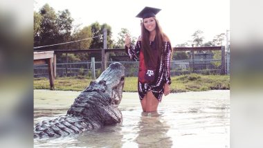 Graduation Snap Ideas! This Girl in Texas Had an Alligator to Pose With, See Viral Pics!