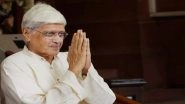 Gopalkrishna Gandhi Conferred with Rajiv Sadbhavna Award
